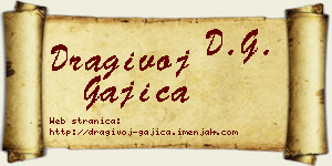 Dragivoj Gajica vizit kartica